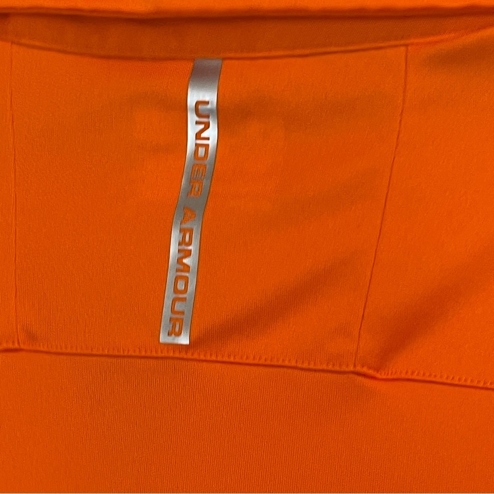 Under Armour Orange Performance Heatgear Polo Shirt - Picture 5 of 6